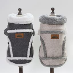 image-Dog Clothes Winter Pet Dog French Bulldog Jacket Thick Warm Dog Coat