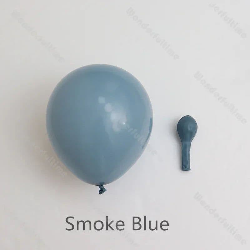 image-DIY Boho Matte Balloon 5/10/12/18inch Smoke Blue Green Pink Brown Birthday Party Balloon Wedding Bridal Shower Kids Party Decor