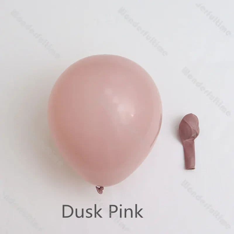 image-DIY Boho Matte Balloon 5/10/12/18inch Smoke Blue Green Pink Brown Birthday Party Balloon Wedding Bridal Shower Kids Party Decor