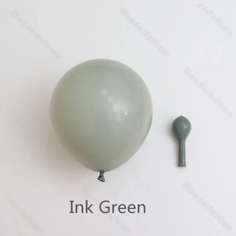 image-DIY Boho Matte Balloon 5/10/12/18inch Smoke Blue Green Pink Brown Birthday Party Balloon Wedding Bridal Shower Kids Party Decor