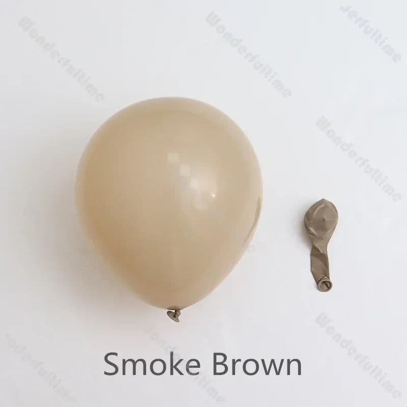 image-DIY Boho Matte Balloon 5/10/12/18inch Smoke Blue Green Pink Brown Birthday Party Balloon Wedding Bridal Shower Kids Party Decor