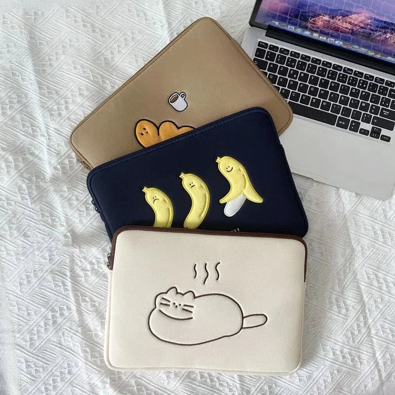 image-Computer Accessories Ins Cute Laptop Sleeves 13 13.3 14 15 15.6 Inch Cover for Macbook Air M213.6 Pro16 Shockproof Pouch Bag
