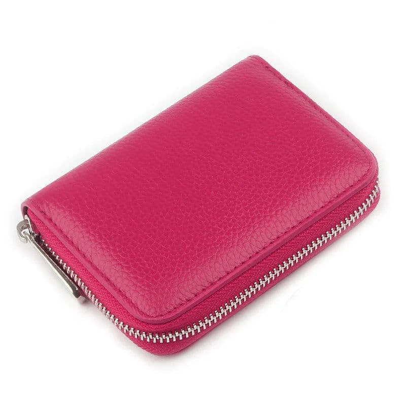 image-CNGRANDBAG Genuine Leather Women's Wallet with Zipper, Model LDQ002