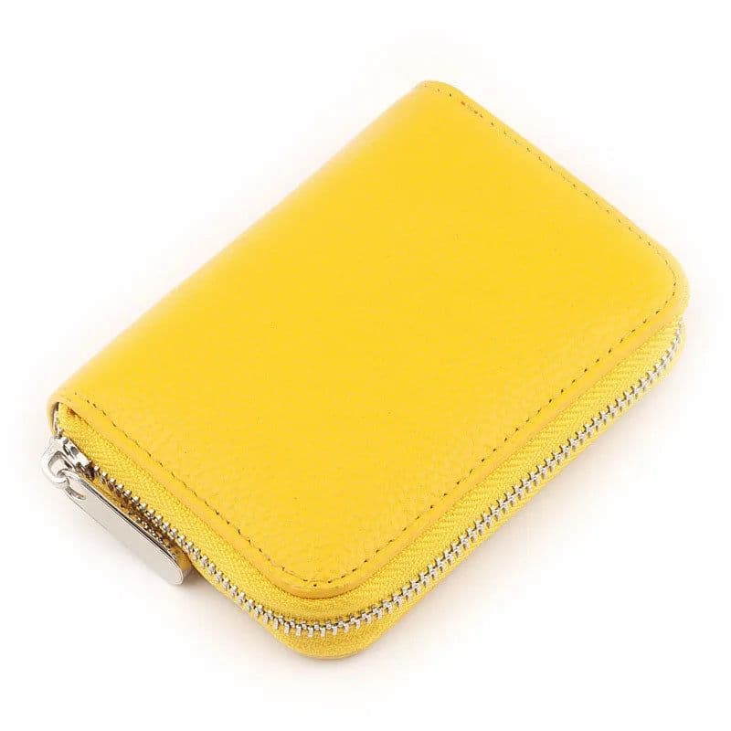 image-CNGRANDBAG Genuine Leather Women's Wallet with Zipper, Model LDQ002