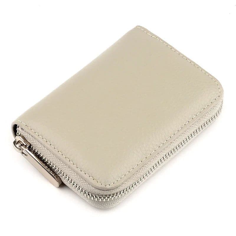 image-CNGRANDBAG Genuine Leather Women's Wallet with Zipper, Model LDQ002