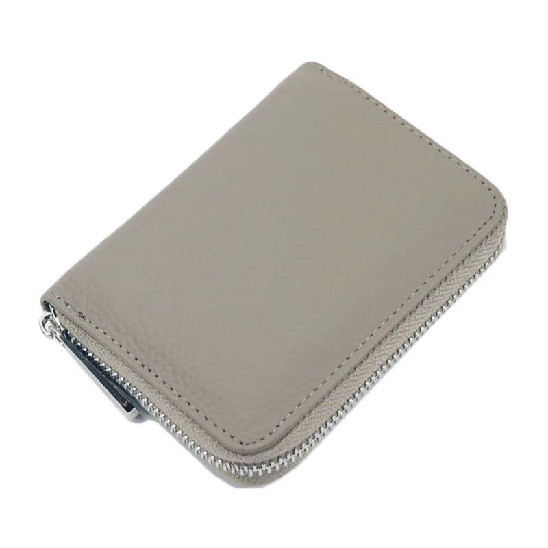 image-CNGRANDBAG Genuine Leather Women's Wallet with Zipper, Model LDQ002