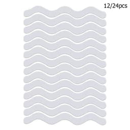 image-12pcs Anti-Slip Strips Shower Floor Stickers Bath Safety Strips Transparent Non Slip Tape For Bathtubs Stairs