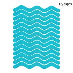 image-12pcs Anti-Slip Strips Shower Floor Stickers Bath Safety Strips Transparent Non Slip Tape For Bathtubs Stairs