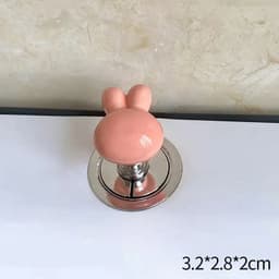 image-Toilet Press Button Kawaii Handle Heart Shaped Toilet Press for Bathroom Water Tank Buttons Bath Room Decor Accessories 변기손잡이