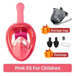 image-Underwater Scuba Anti Fog Full Face Diving Mask Snorkeling Respiratory Masks Safe Waterproof Swimming Equipment for Adult Kids