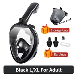 image-Underwater Scuba Anti Fog Full Face Diving Mask Snorkeling Respiratory Masks Safe Waterproof Swimming Equipment for Adult Kids
