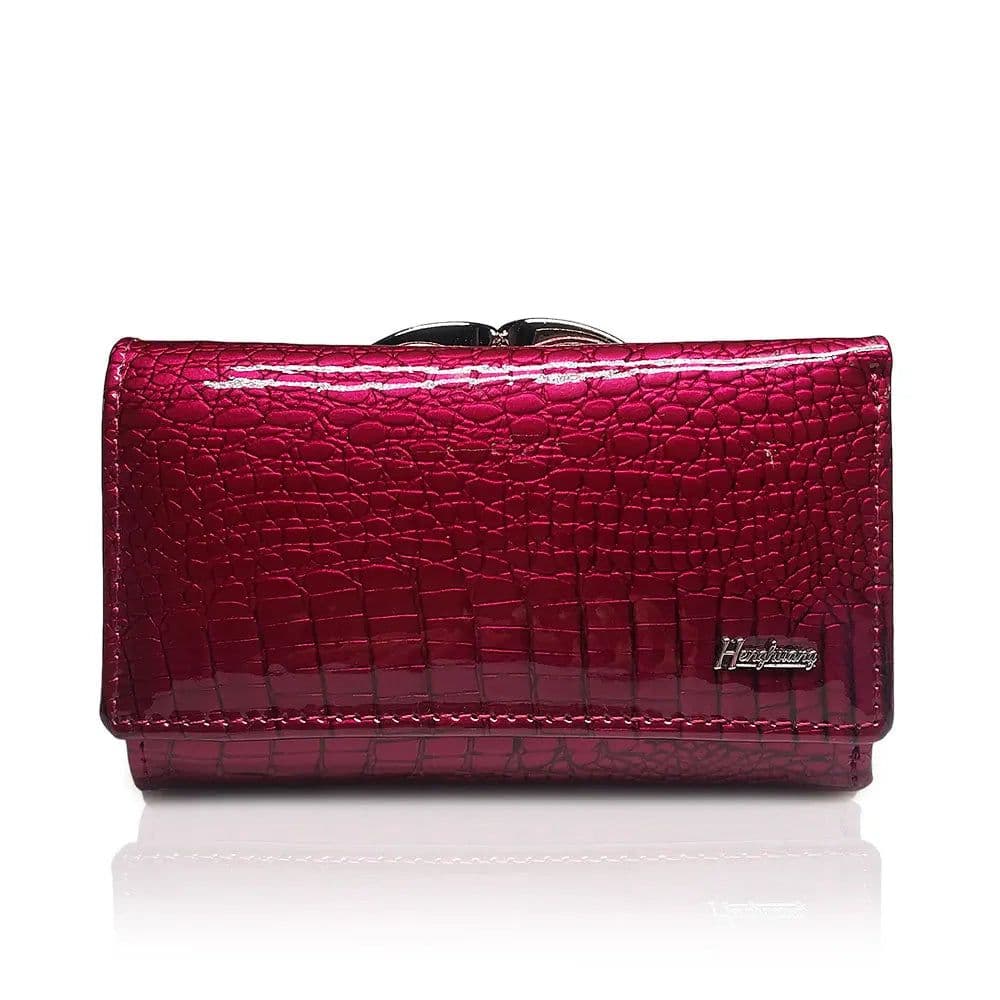 image-HH Women's Wallet and Purse Genuine Leather Lady's Wallets Small Short Clutch Coin Purse Luxury Female Luxury Purses