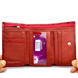 image-HH Women's Wallet and Purse Genuine Leather Lady's Wallets Small Short Clutch Coin Purse Luxury Female Luxury Purses