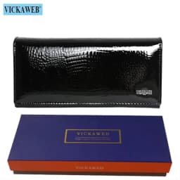 image-Free Gift Genuine Leather Women's Wallets Long Ladies Double Zipper Wallet Clutch Money Bag Design Purse Fashion Purses VK-AE501