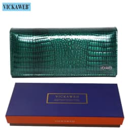 image-Free Gift Genuine Leather Women's Wallets Long Ladies Double Zipper Wallet Clutch Money Bag Design Purse Fashion Purses VK-AE501