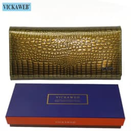 image-Free Gift Genuine Leather Women's Wallets Long Ladies Double Zipper Wallet Clutch Money Bag Design Purse Fashion Purses VK-AE501