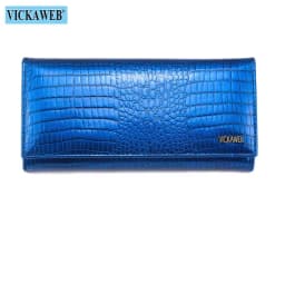 image-Free Gift Genuine Leather Women's Wallets Long Ladies Double Zipper Wallet Clutch Money Bag Design Purse Fashion Purses VK-AE501