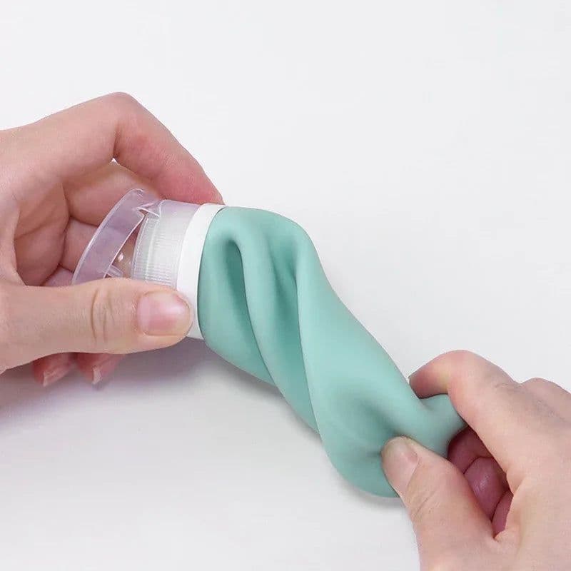 image-60/90ML Silicone Refillable Lotion Bottle Empty Travel Portable Squeeze Shampoo Shower Gel Liquid Cosmetic Dispenser Containers
