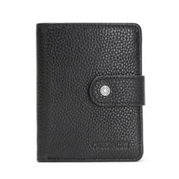 image-CONTACT'S Genuine Leather Wallets for Women Short Fashion Women's Purses Card Holder Zip Coin Purses Female Bag Women's Wallet