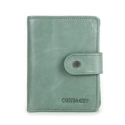 image-CONTACT'S Genuine Leather Wallets for Women Short Fashion Women's Purses Card Holder Zip Coin Purses Female Bag Women's Wallet