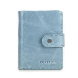 image-CONTACT'S Genuine Leather Wallets for Women Short Fashion Women's Purses Card Holder Zip Coin Purses Female Bag Women's Wallet