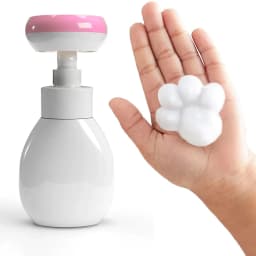 image-Flower Shaped Foam Dispenser Flower Shape Hand Soap Foam Hand Dispenser Flower Stamp Dispenser Foaming Soap Dispenser for Kids