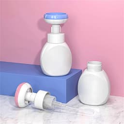 image-Flower Shaped Foam Dispenser Flower Shape Hand Soap Foam Hand Dispenser Flower Stamp Dispenser Foaming Soap Dispenser for Kids