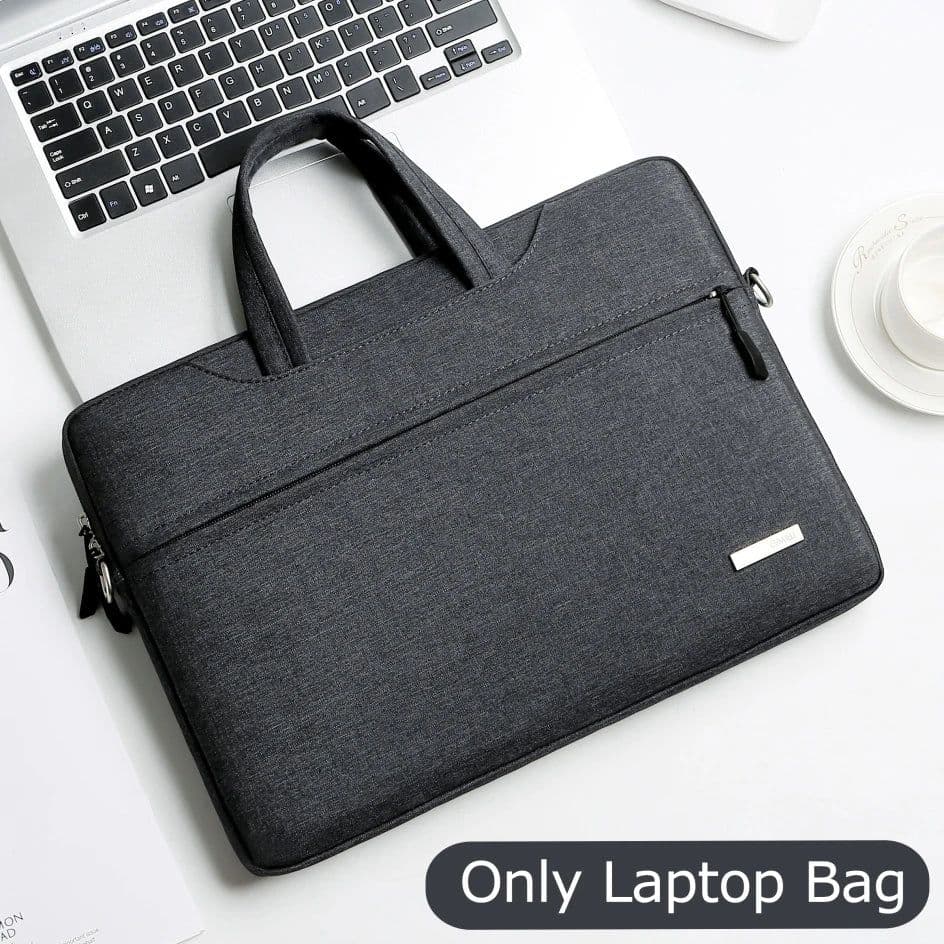 image-Laptop Bag Sleeve Case 12 13.3 15.6 14 inch Shoulder Notebook bag For Macbook Air Pro M1 Lenovo Dell Huawei handbag Briefcase