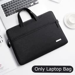 image-Laptop Bag Sleeve Case 12 13.3 15.6 14 inch Shoulder Notebook bag For Macbook Air Pro M1 Lenovo Dell Huawei handbag Briefcase