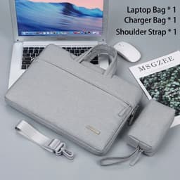 image-Laptop Bag Sleeve Case 12 13.3 15.6 14 inch Shoulder Notebook bag For Macbook Air Pro M1 Lenovo Dell Huawei handbag Briefcase