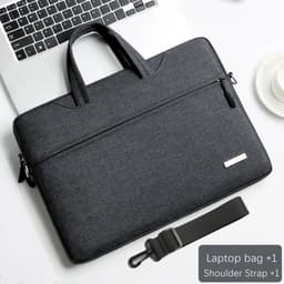 image-Laptop Bag Sleeve Case 12 13.3 15.6 14 inch Shoulder Notebook bag For Macbook Air Pro M1 Lenovo Dell Huawei handbag Briefcase