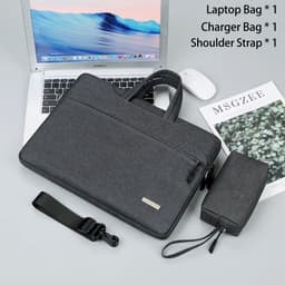 image-Laptop Bag Sleeve Case 12 13.3 15.6 14 inch Shoulder Notebook bag For Macbook Air Pro M1 Lenovo Dell Huawei handbag Briefcase