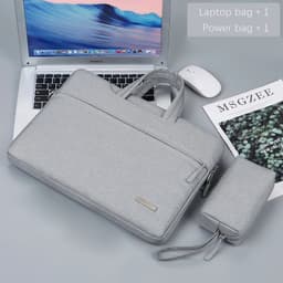 image-Laptop Bag Sleeve Case 12 13.3 15.6 14 inch Shoulder Notebook bag For Macbook Air Pro M1 Lenovo Dell Huawei handbag Briefcase