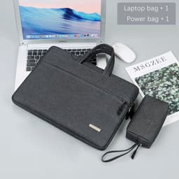image-Laptop Bag Sleeve Case 12 13.3 15.6 14 inch Shoulder Notebook bag For Macbook Air Pro M1 Lenovo Dell Huawei handbag Briefcase