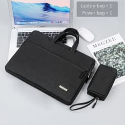 image-Laptop Bag Sleeve Case 12 13.3 15.6 14 inch Shoulder Notebook bag For Macbook Air Pro M1 Lenovo Dell Huawei handbag Briefcase