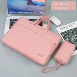 image-Laptop Bag Sleeve Case 12 13.3 15.6 14 inch Shoulder Notebook bag For Macbook Air Pro M1 Lenovo Dell Huawei handbag Briefcase