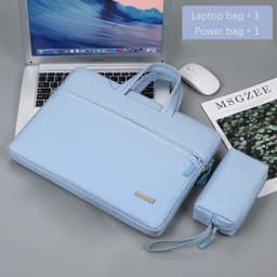 image-Laptop Bag Sleeve Case 12 13.3 15.6 14 inch Shoulder Notebook bag For Macbook Air Pro M1 Lenovo Dell Huawei handbag Briefcase