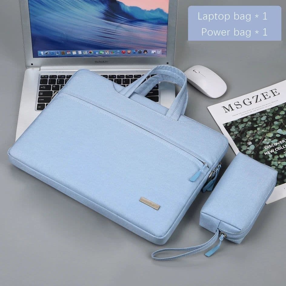 image-Laptop Bag Sleeve Case 12 13.3 15.6 14 inch Shoulder Notebook bag For Macbook Air Pro M1 Lenovo Dell Huawei handbag Briefcase