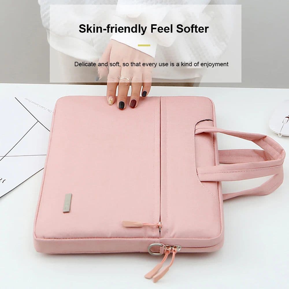 image-Laptop Bag Sleeve Case 12 13.3 15.6 14 inch Shoulder Notebook bag For Macbook Air Pro M1 Lenovo Dell Huawei handbag Briefcase