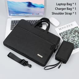 image-Laptop Bag Sleeve Case 12 13.3 15.6 14 inch Shoulder Notebook bag For Macbook Air Pro M1 Lenovo Dell Huawei handbag Briefcase