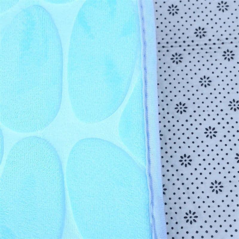 image-Bathroom Bath Mat Set Soft Non Slip Cobblestone Mat Bathroom Rug Absorbent Shower Carpets Cover Floor