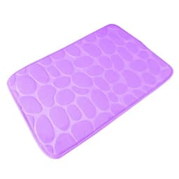 image-Bathroom Bath Mat Set Soft Non Slip Cobblestone Mat Bathroom Rug Absorbent Shower Carpets Cover Floor