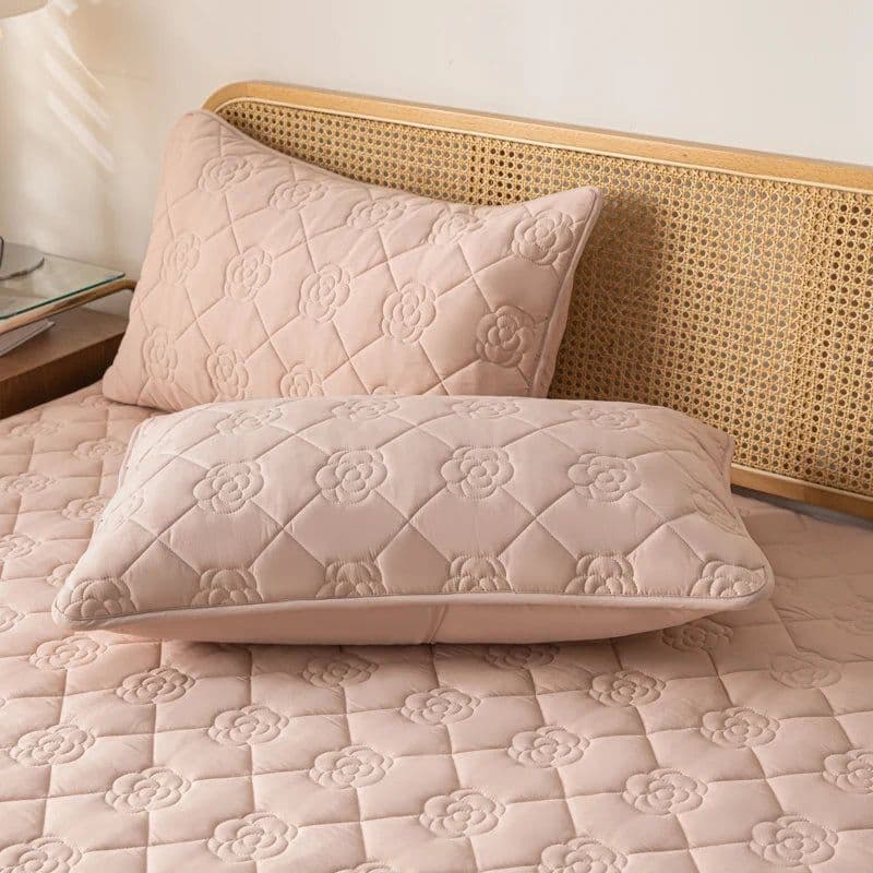 image-1 Piece Waterproof jacquard Fabric Pillowcase Moisture And Sweat Proof Pillow Cover 48x74cm For Bedroom Home Hotel Detor