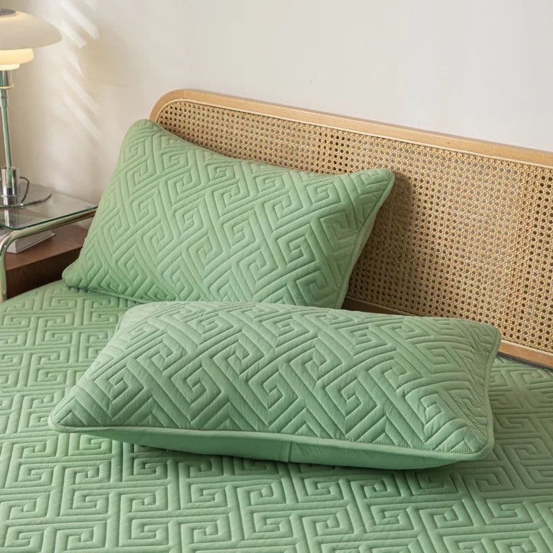 image-1 Piece Waterproof jacquard Fabric Pillowcase Moisture And Sweat Proof Pillow Cover 48x74cm For Bedroom Home Hotel Detor