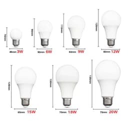 image-LED E14 LED lamp E27 LED bulb AC 220V 230V 240V 20W 18W 15W 12W 9W 6W 3W Lampada LED Spotlight Table lamp Lamps light
