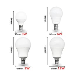 image-LED E14 LED lamp E27 LED bulb AC 220V 230V 240V 20W 18W 15W 12W 9W 6W 3W Lampada LED Spotlight Table lamp Lamps light