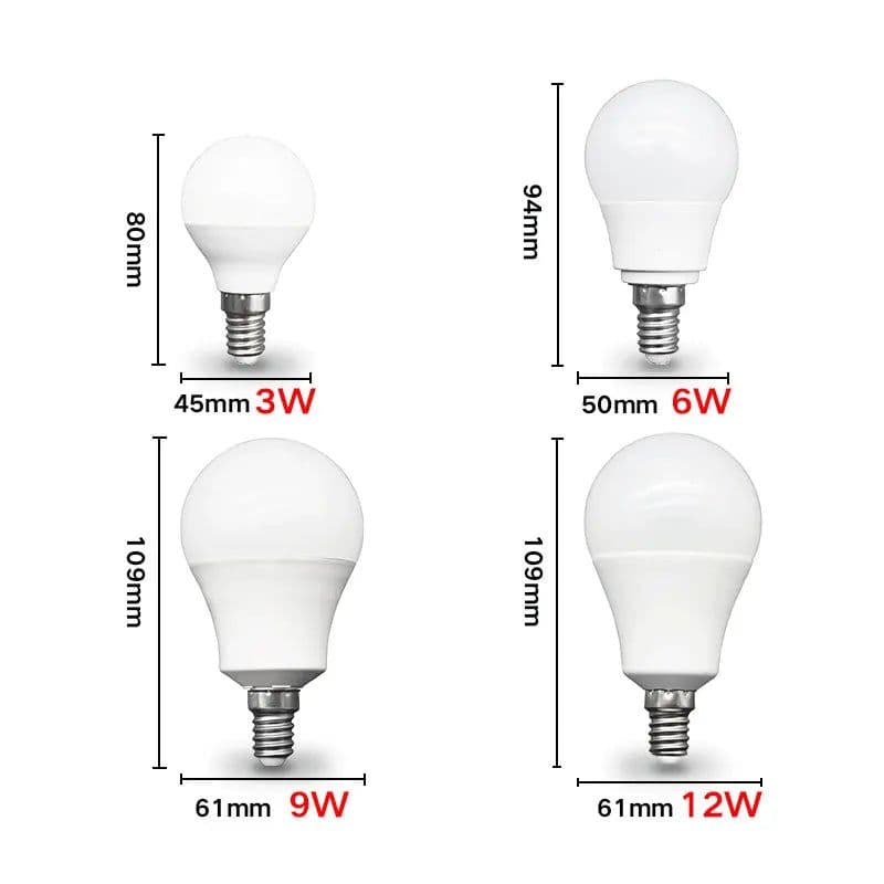 image-LED E14 LED lamp E27 LED bulb AC 220V 230V 240V 20W 18W 15W 12W 9W 6W 3W Lampada LED Spotlight Table lamp Lamps light