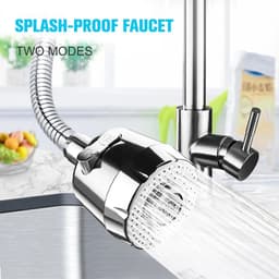 image-Kitchen gadgets 2/3 Mode Faucet 360 Degree Rotation Filter Extension Tube Shower Water Saving Tap Universal Kitchen Accessories
