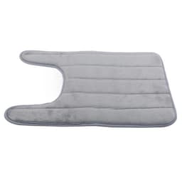 image-Household Slow Rebound U-Shaped Water Absorbing Mats Bathroom Toilet Mats Kitchen Mats Toilet Floor Mats Toilet Accessories