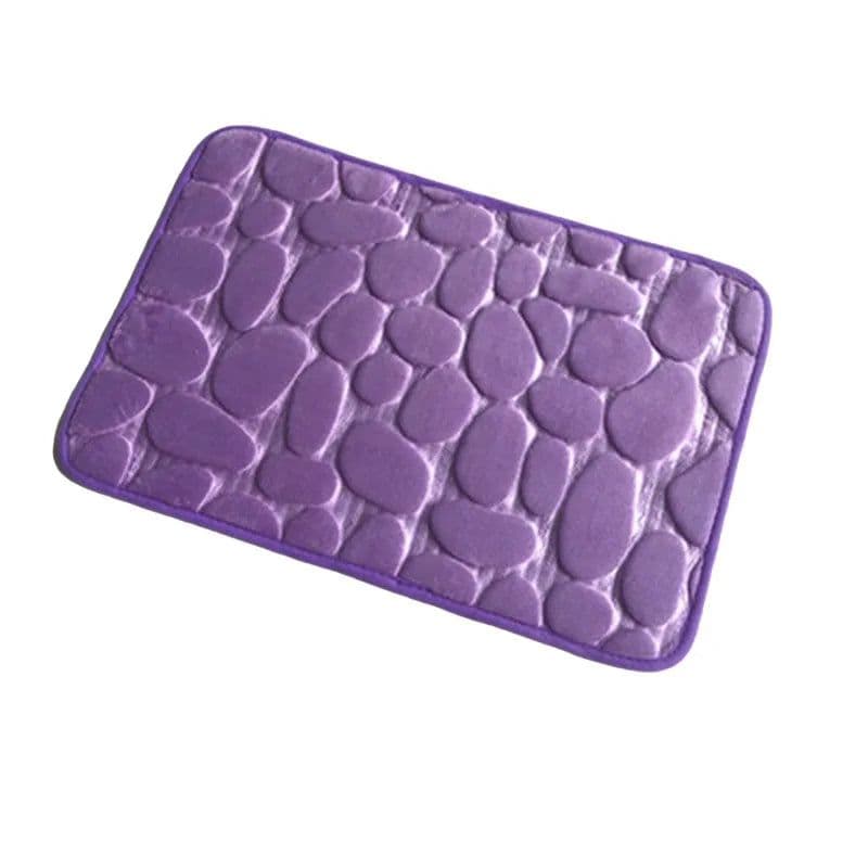 image-Household Slow Rebound U-Shaped Water Absorbing Mats Bathroom Toilet Mats Kitchen Mats Toilet Floor Mats Toilet Accessories